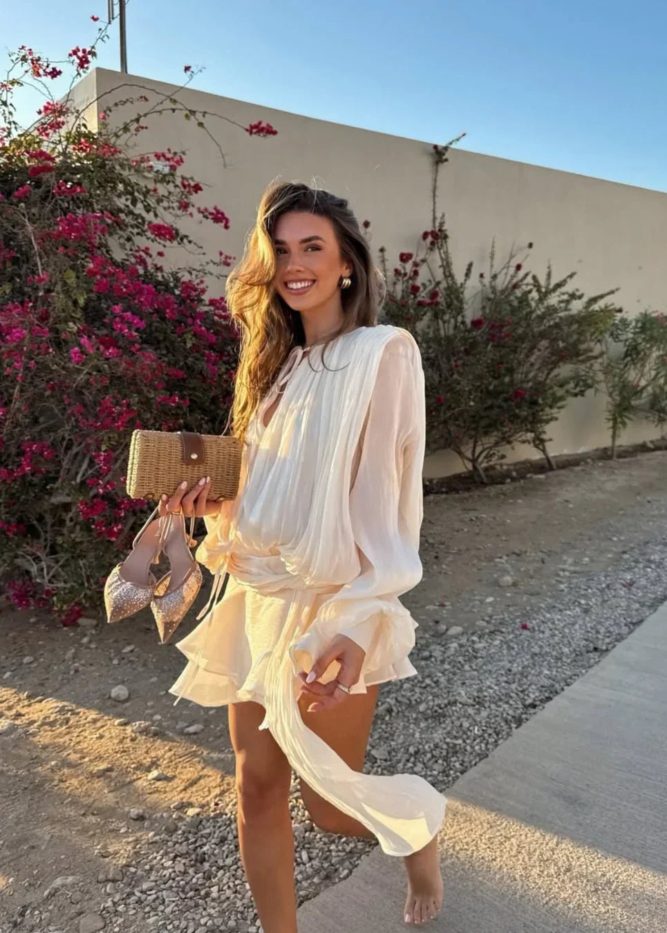 Marcie Ruffled Mini Dress
