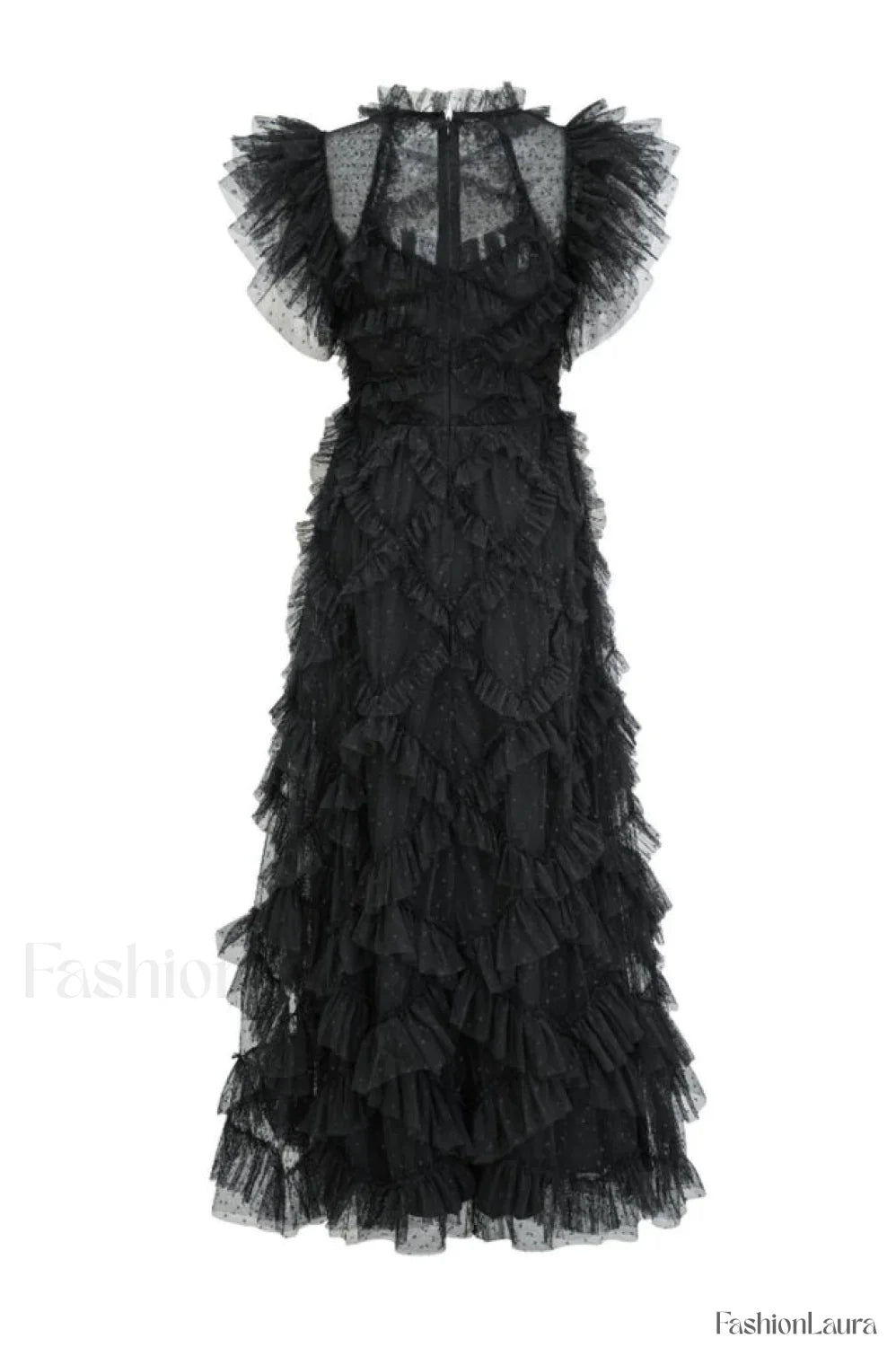 Maxine Floral Embroidery Charming Sleeveless Maxi Dress