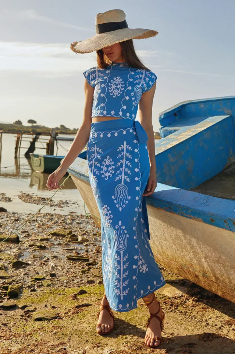 Melissa Top Stylish & Skirt Set