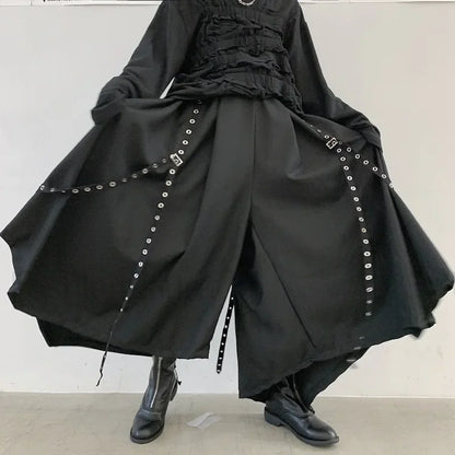 Men’s Ribbon Dark Pants for Halloween