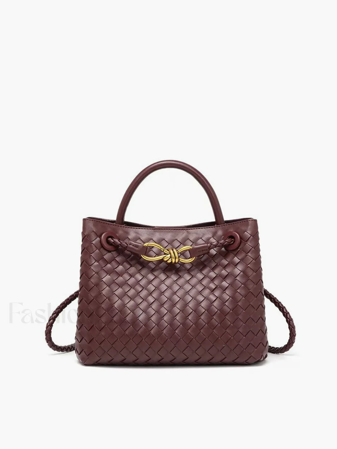 Metal Twist Detail Handle Bag