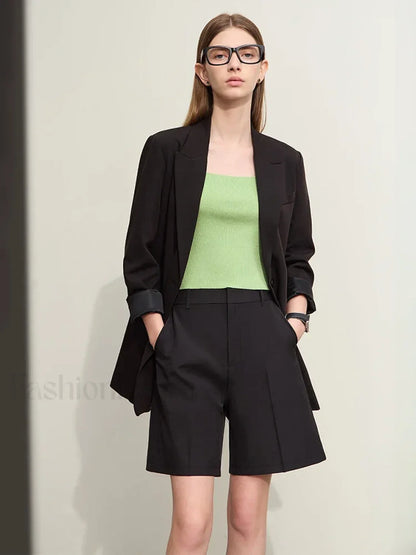 Minimalism Professional Style Solid Straight Casual Short