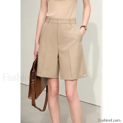 Minimalism Professional Style Solid Straight Casual Short