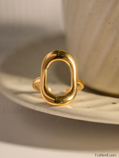 Minimalist Charming Window Ring