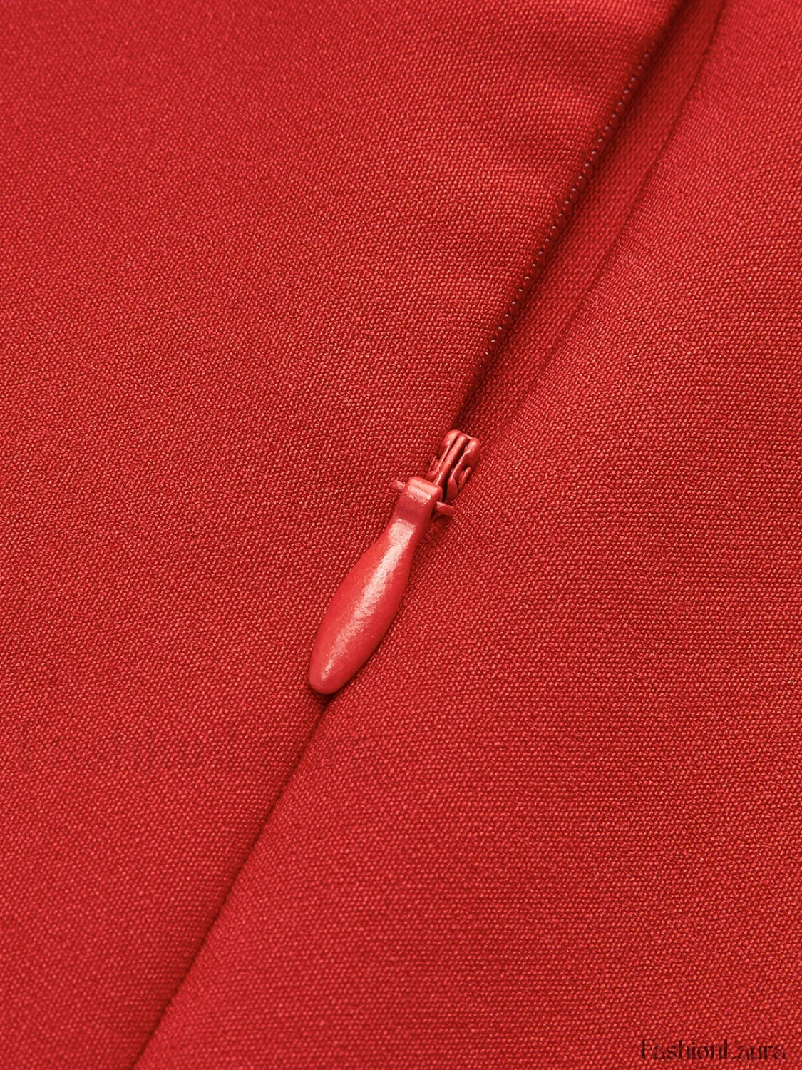 Minimalist Plain Mock Neck Dress