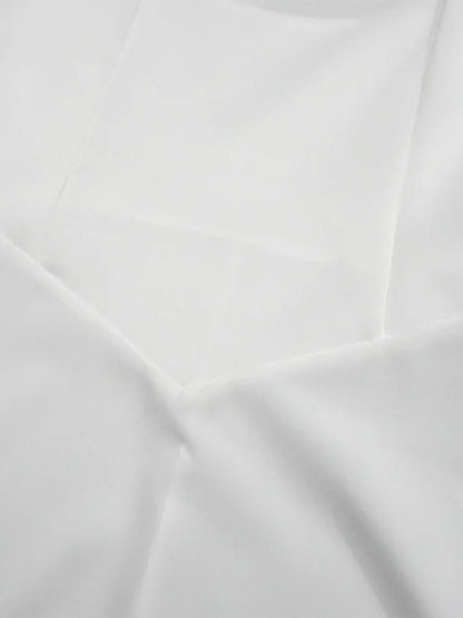 Square Neck Basque Waist Fit and Flare A-Line Maxi Dress