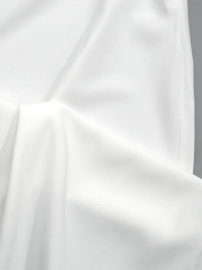Square Neck Basque Waist Fit and Flare A-Line Maxi Dress