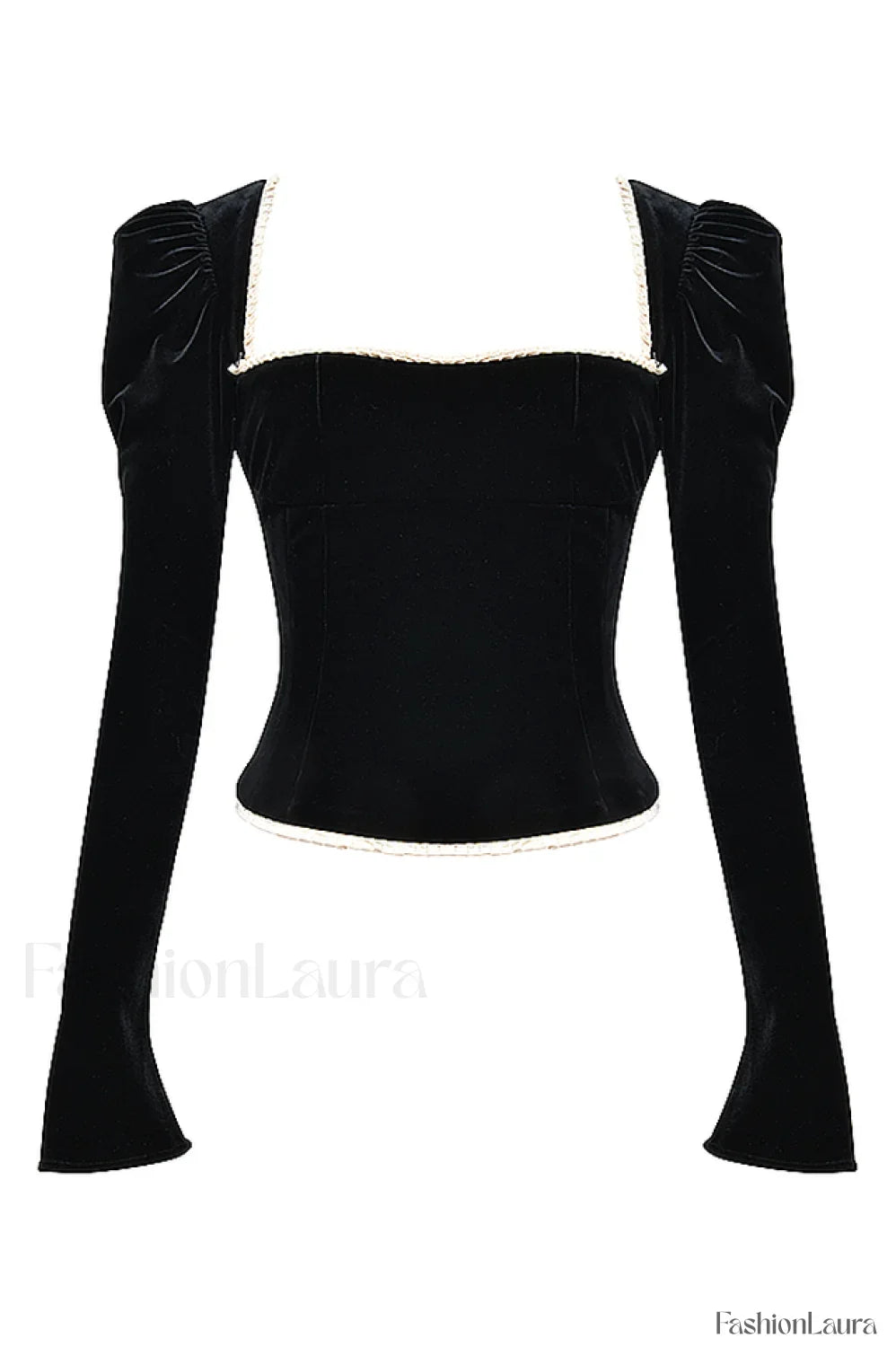 Noa Black Stylish Velvet Corset