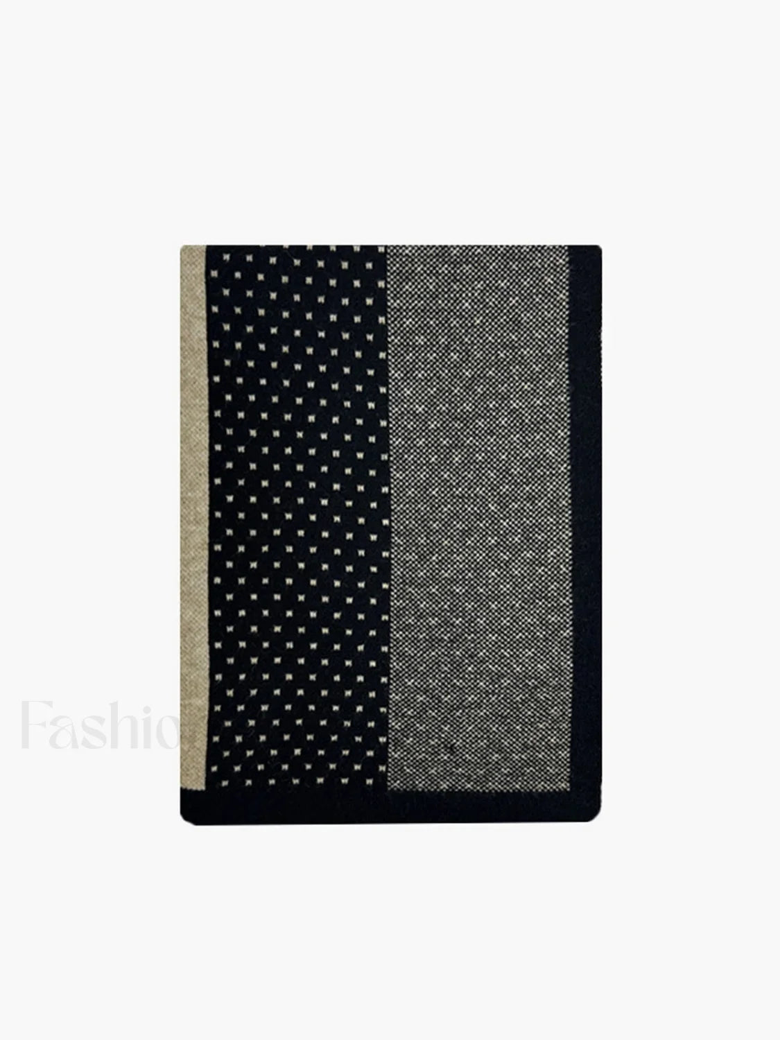 Old Money Graceful Aesthetics Patchwork Scarf