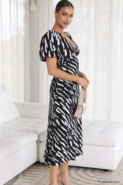 Paysley Elegant Midi Dress