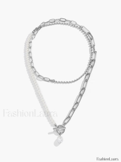 Pearl Charming Saturn Necklace