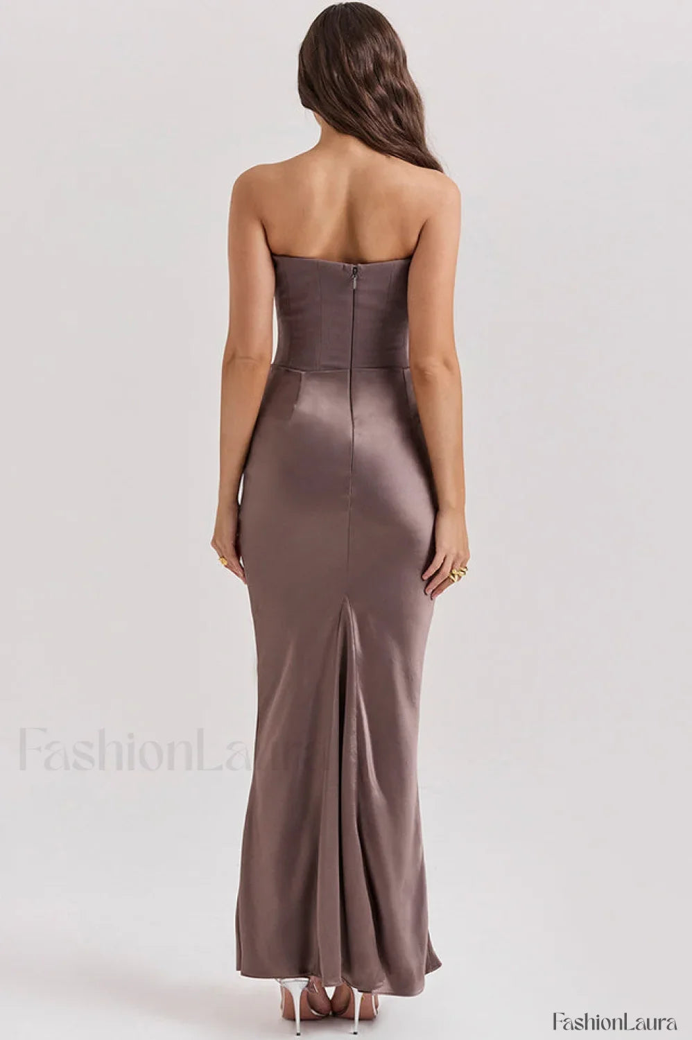 Persephone Off Stylish Shoulder Bustier Maxi Dress