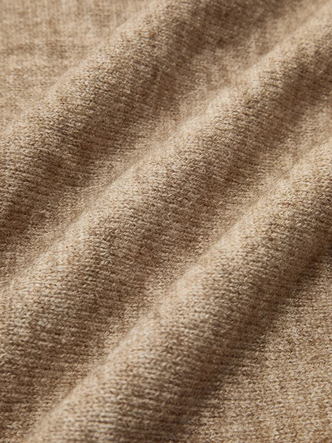 Plain Turtleneck Knit Pants Two Piece Set