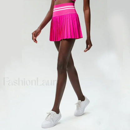Pleated Tennis High Waist Sport Skirt