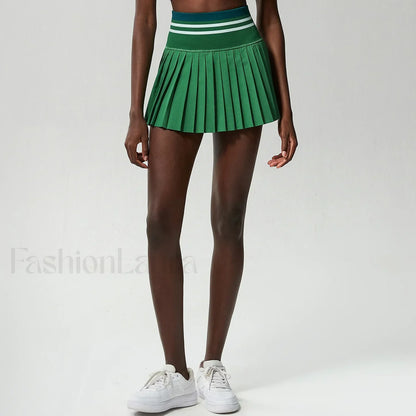 Pleated Tennis High Waist Sport Skirt