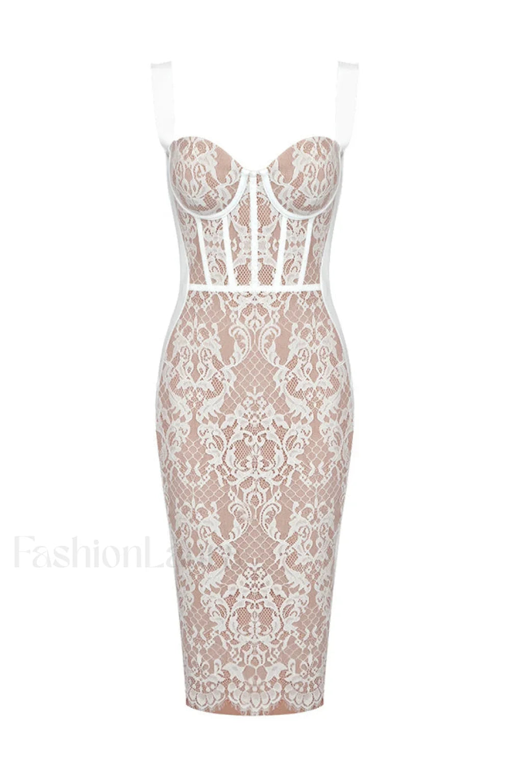 Poem Sling Stylish Dress With Lace