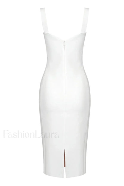 Poem Sling Stylish Dress With Lace