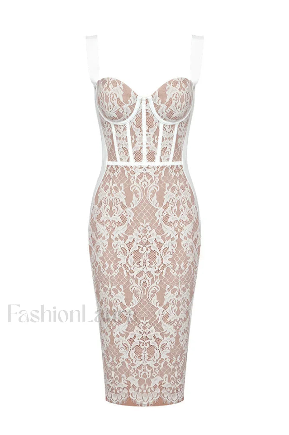 Poem Sling Stylish Dress With Lace