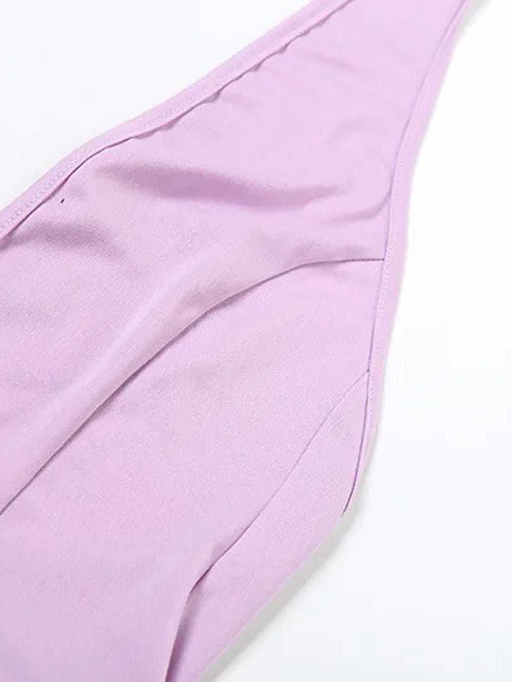 Purple Mesh Halter Neck Deep Plunge Ruched Side Gather Column Maxi Dress
