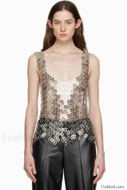 Rein Can-Tab Stylish Chainmail Top