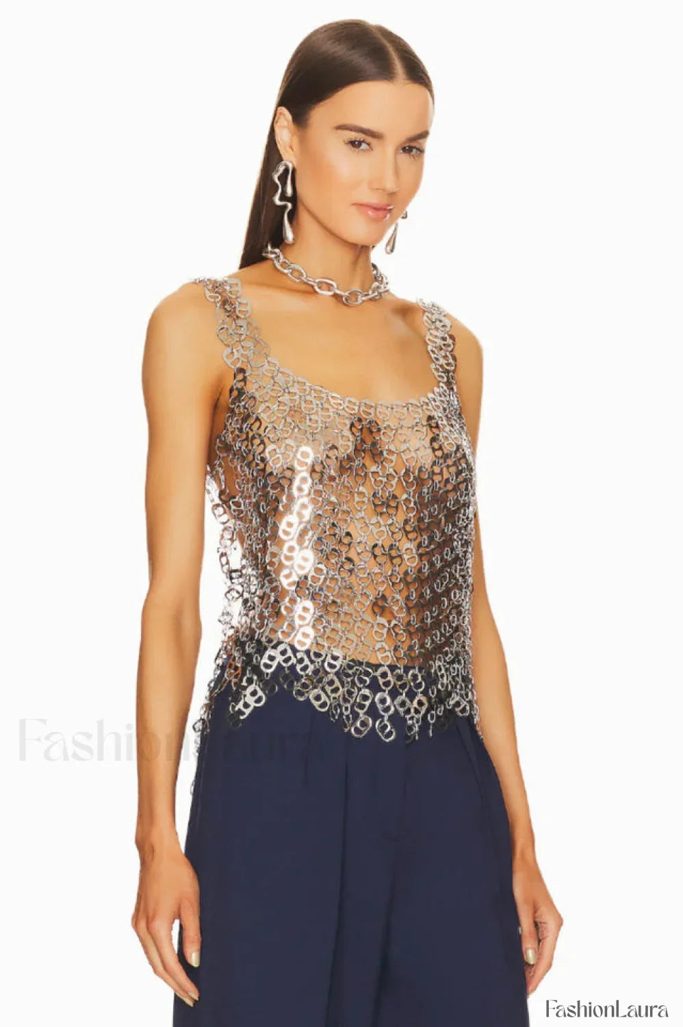 Rein Can-Tab Stylish Chainmail Top