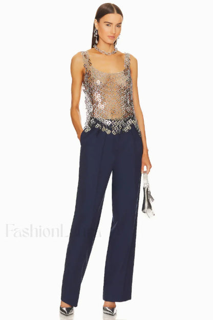 Rein Can-Tab Stylish Chainmail Top