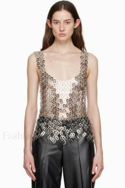 Rein Can-Tab Stylish Chainmail Top