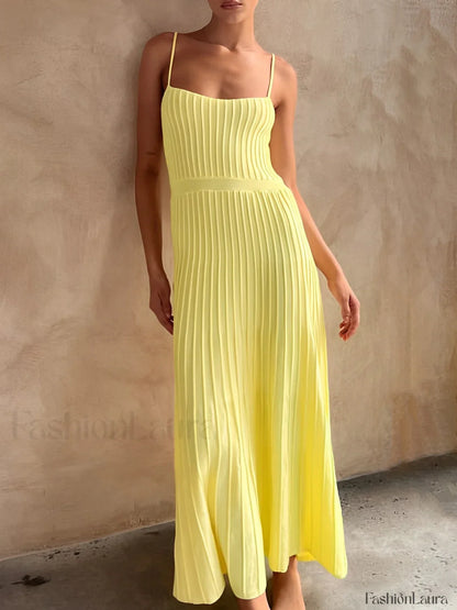 Rib Midi Sundress