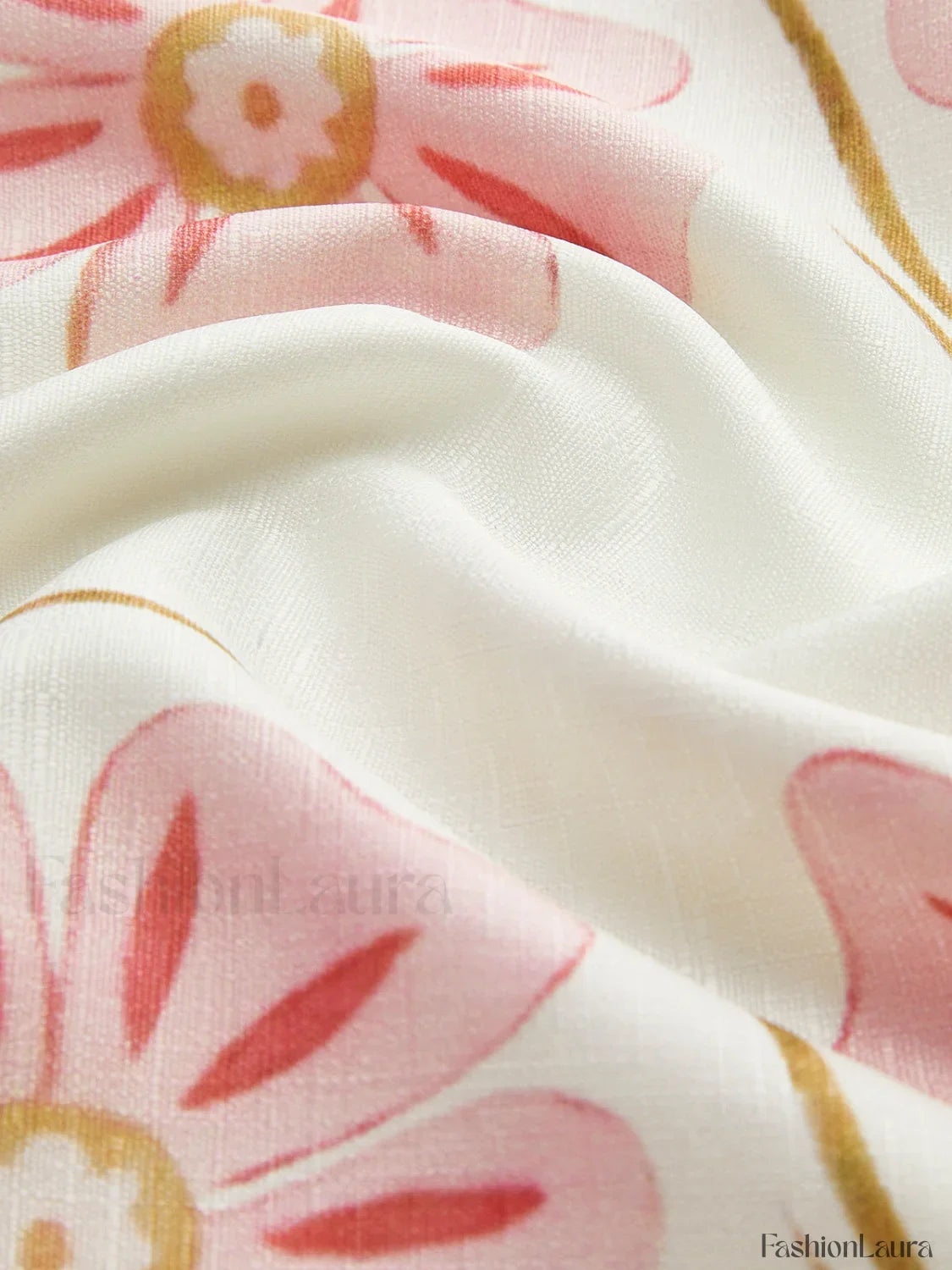 Romantic Print Sleeveless Mini Dress