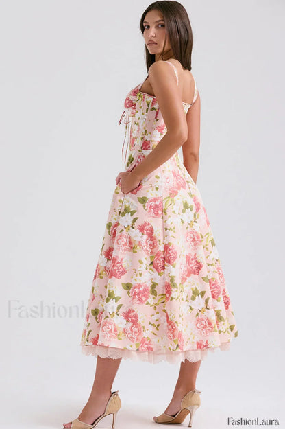 Rosalee Print Stylish Cotton Sundress