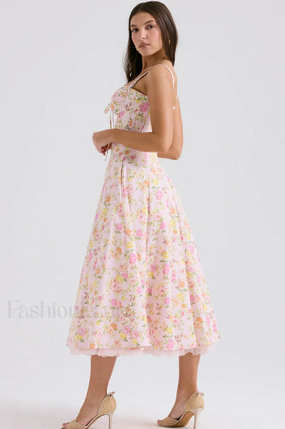 Rosalee Print Stylish Cotton Sundress