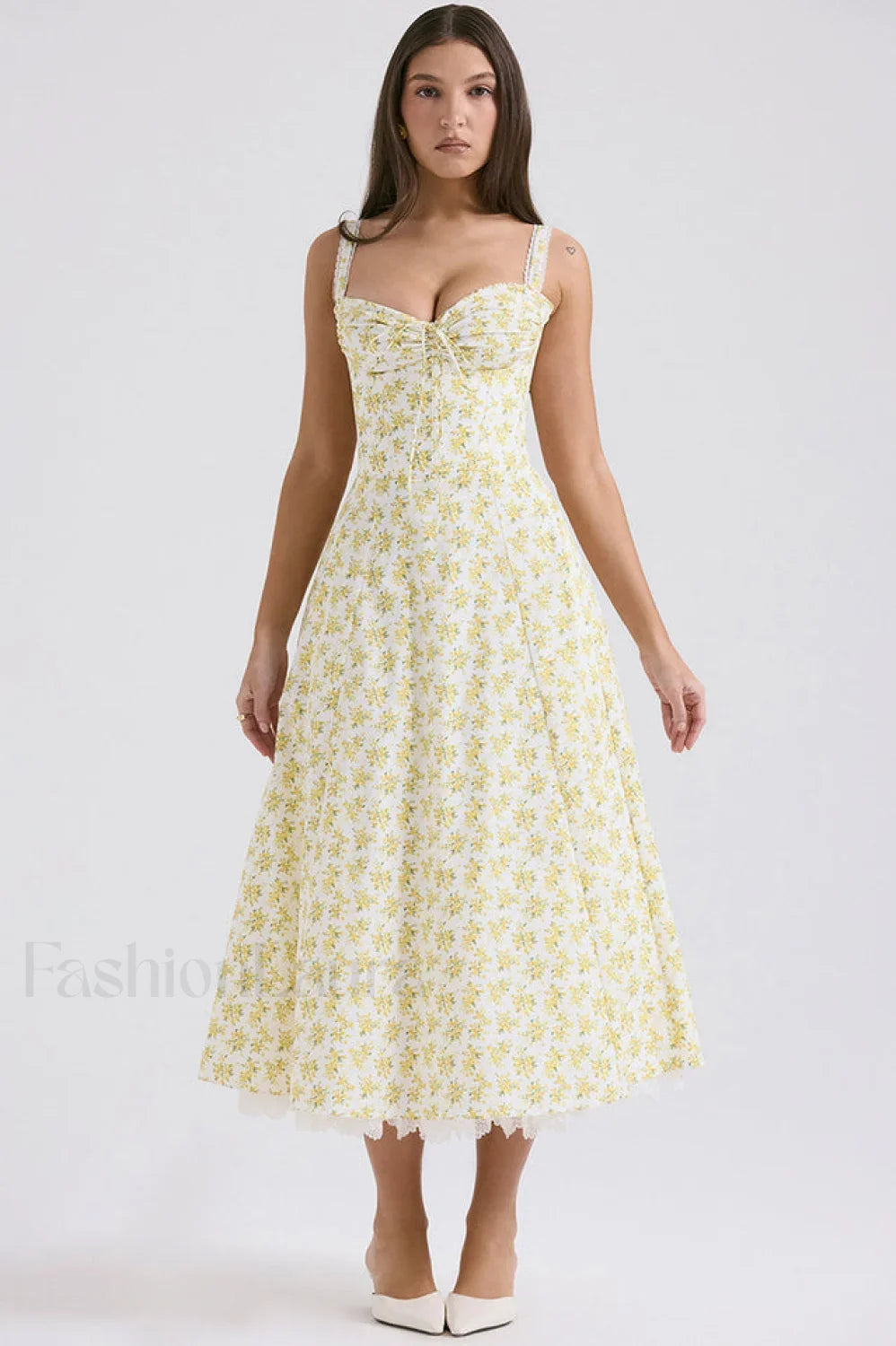 Rosalee Print Stylish Cotton Sundress