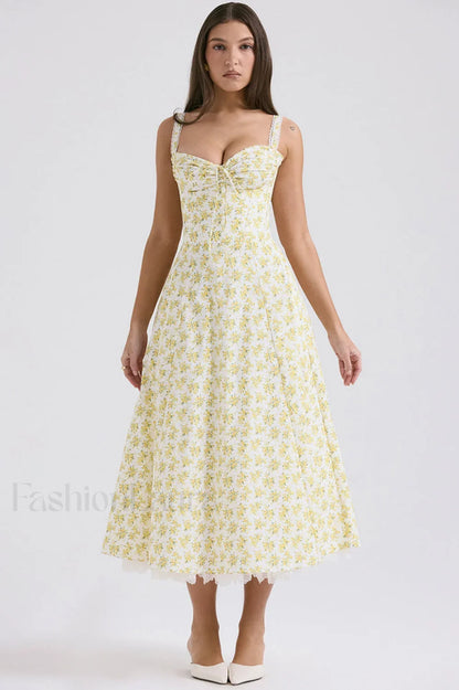 Rosalee Print Stylish Cotton Sundress