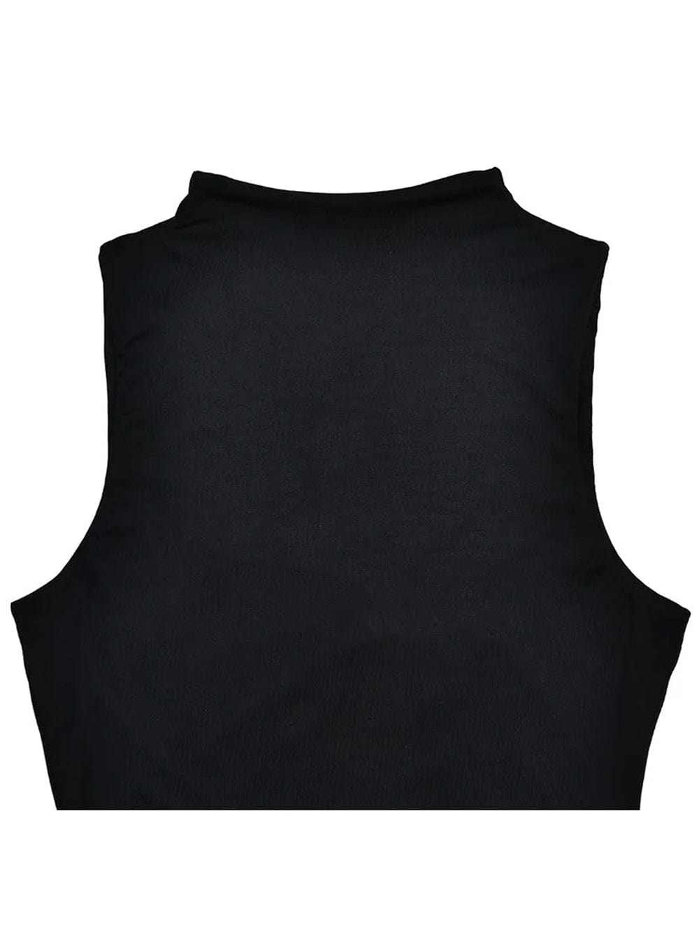 Mock Neck Knotted Center Drape Panel Bodycon Maxi Dress