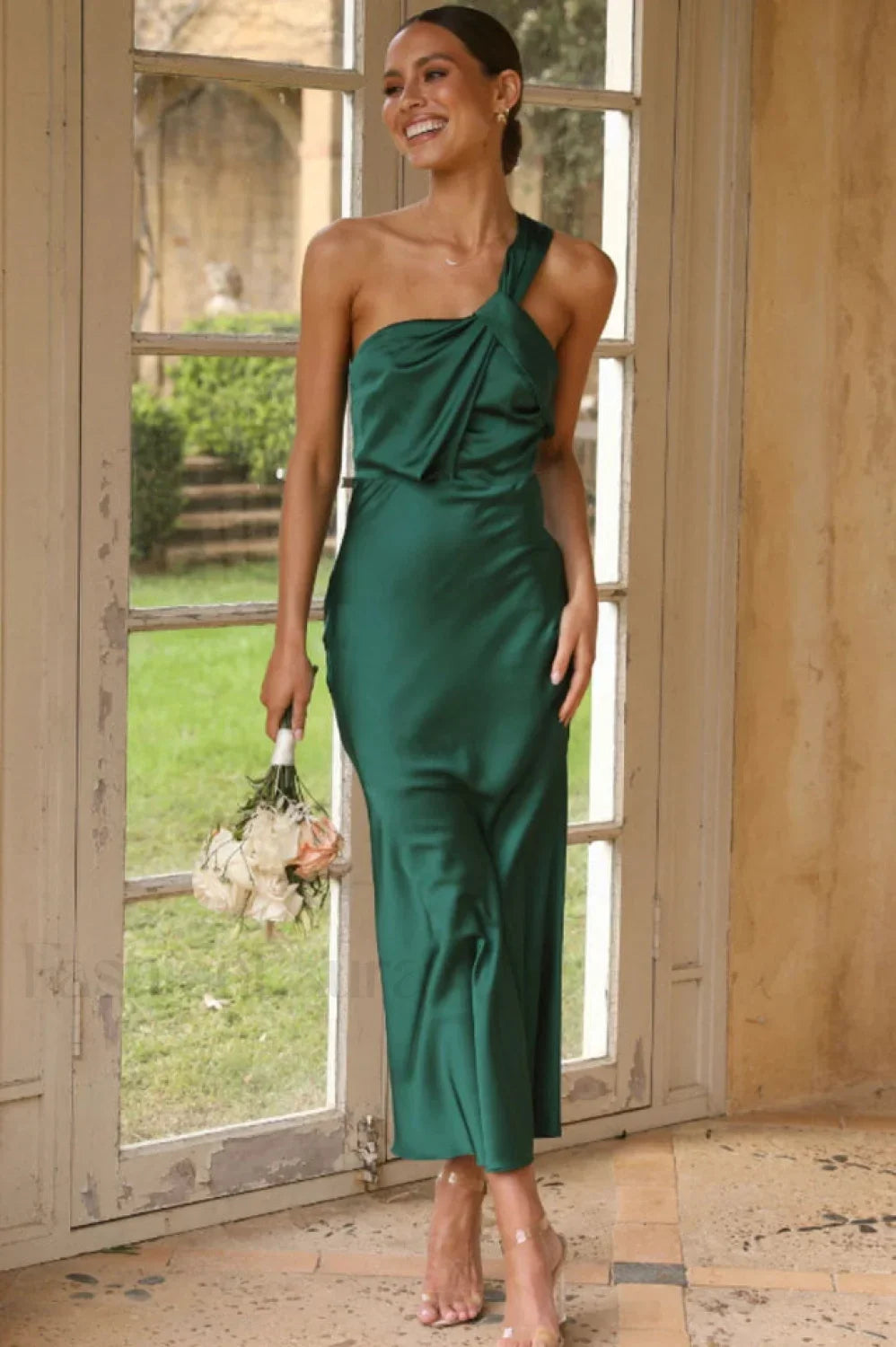 Sabine Elegant Midi Dress