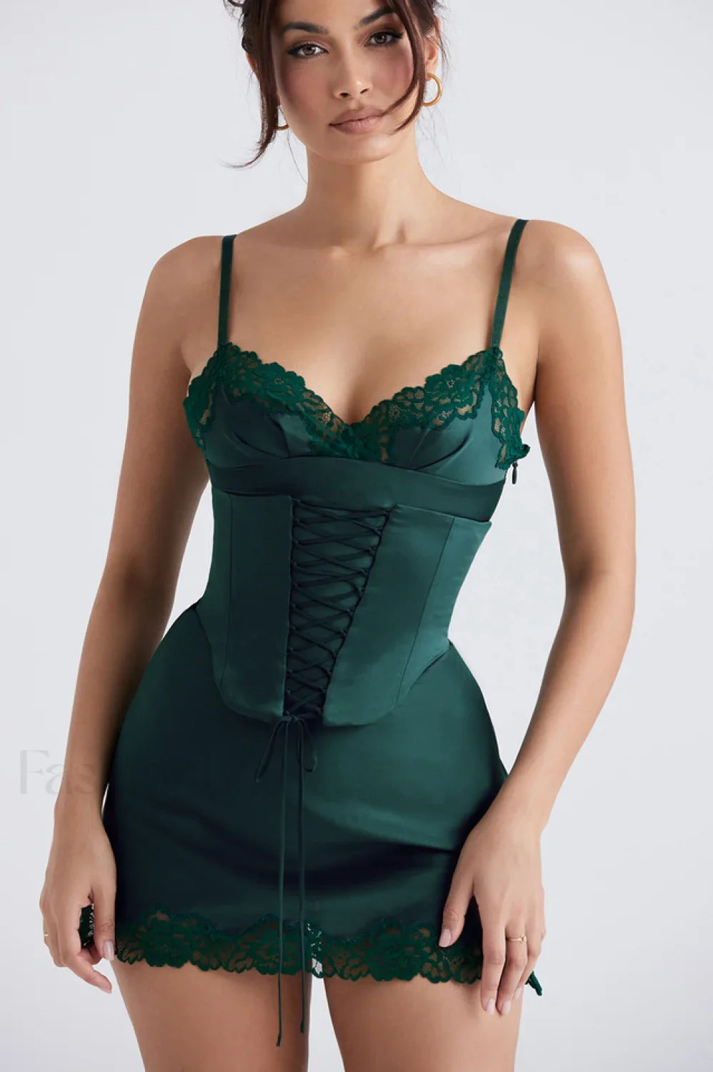 Satin Elegant Slip Mini Dress