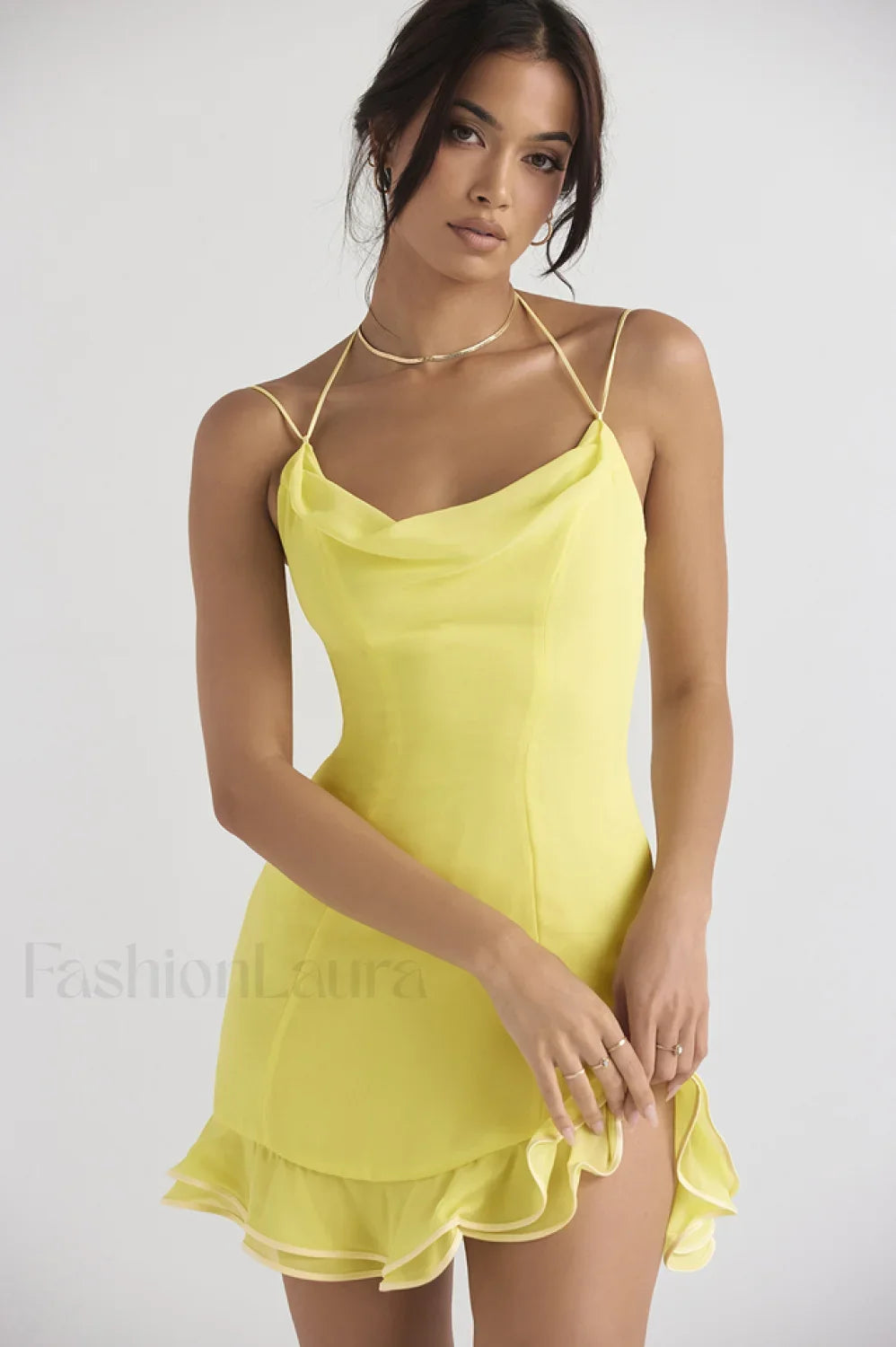 Scarlett Ruffle Stylish Mini Dress