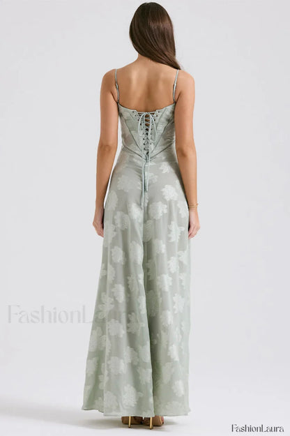 Serena Retro Purple Charming Printed Maxi Dress