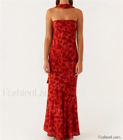 Sexy Backless Mesh Floral Dress