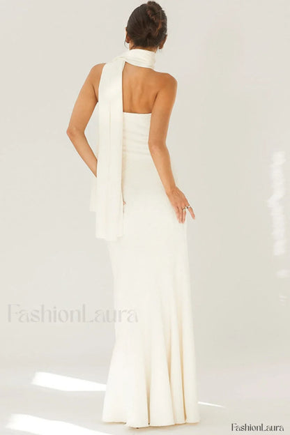 Sexy Strapless Mermaid Maxi Dress