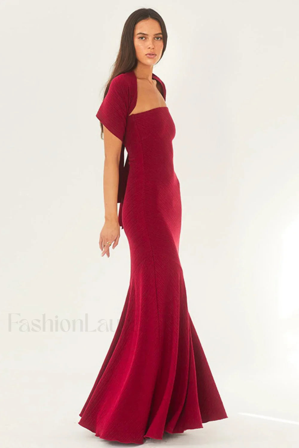 Sexy Strapless Mermaid Maxi Dress