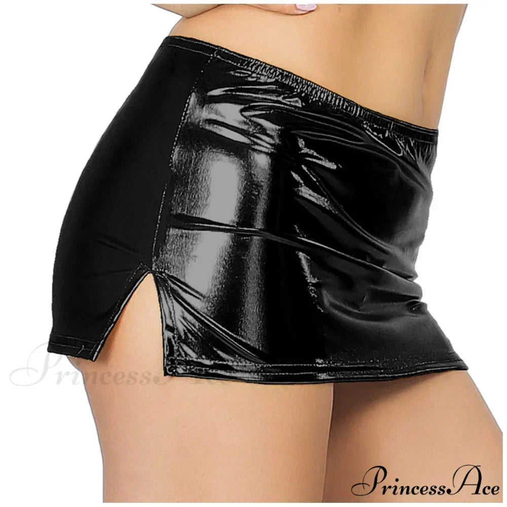 Wetlook Mini Club Party Skirt