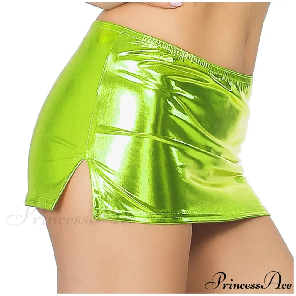 Wetlook Mini Club Party Skirt