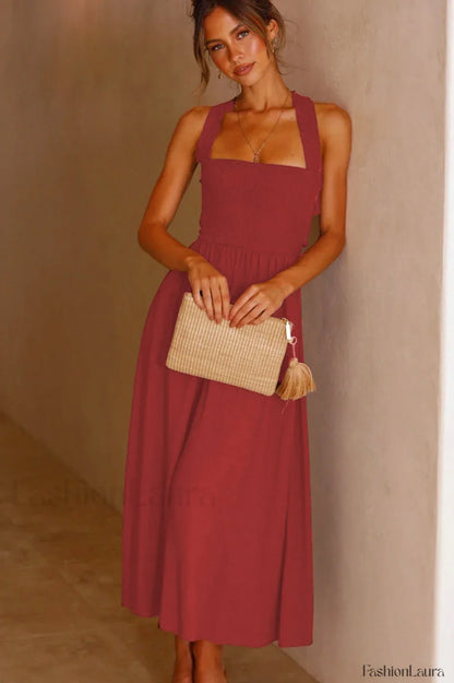 Silvia Backless Stylish Summer Dress
