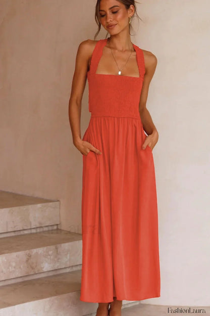 Silvia Backless Stylish Summer Dress