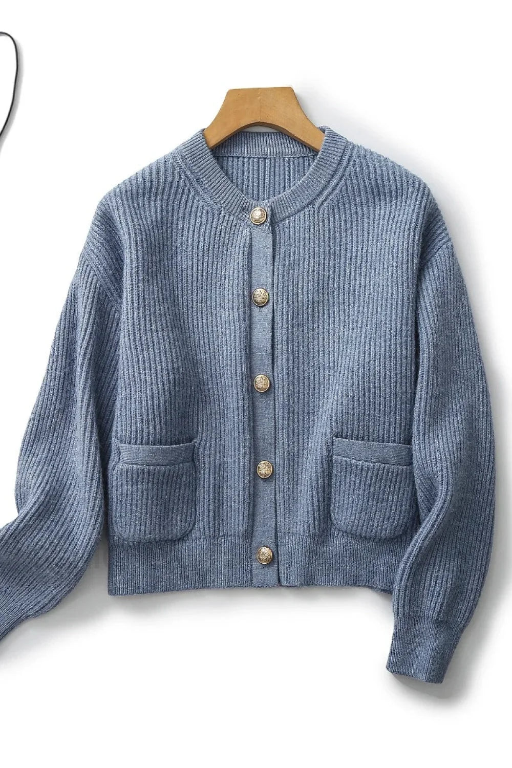 Soft Knit Tweed Style Cardigan