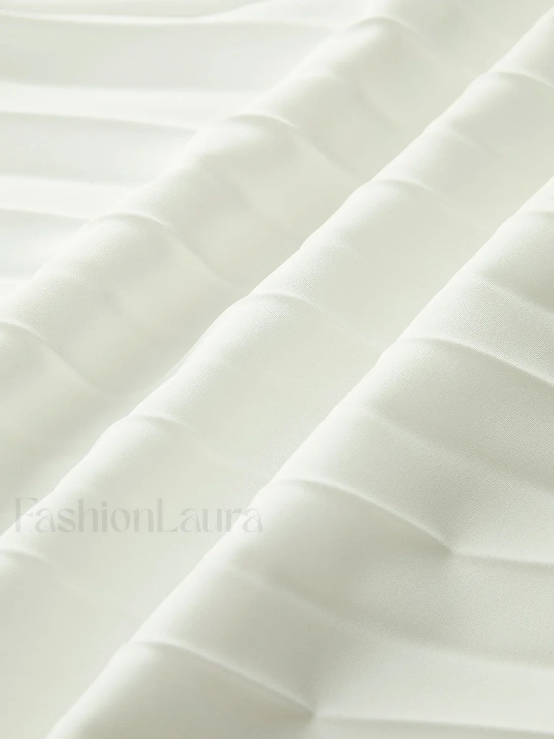 Solid Pleated Strapless Split Dress