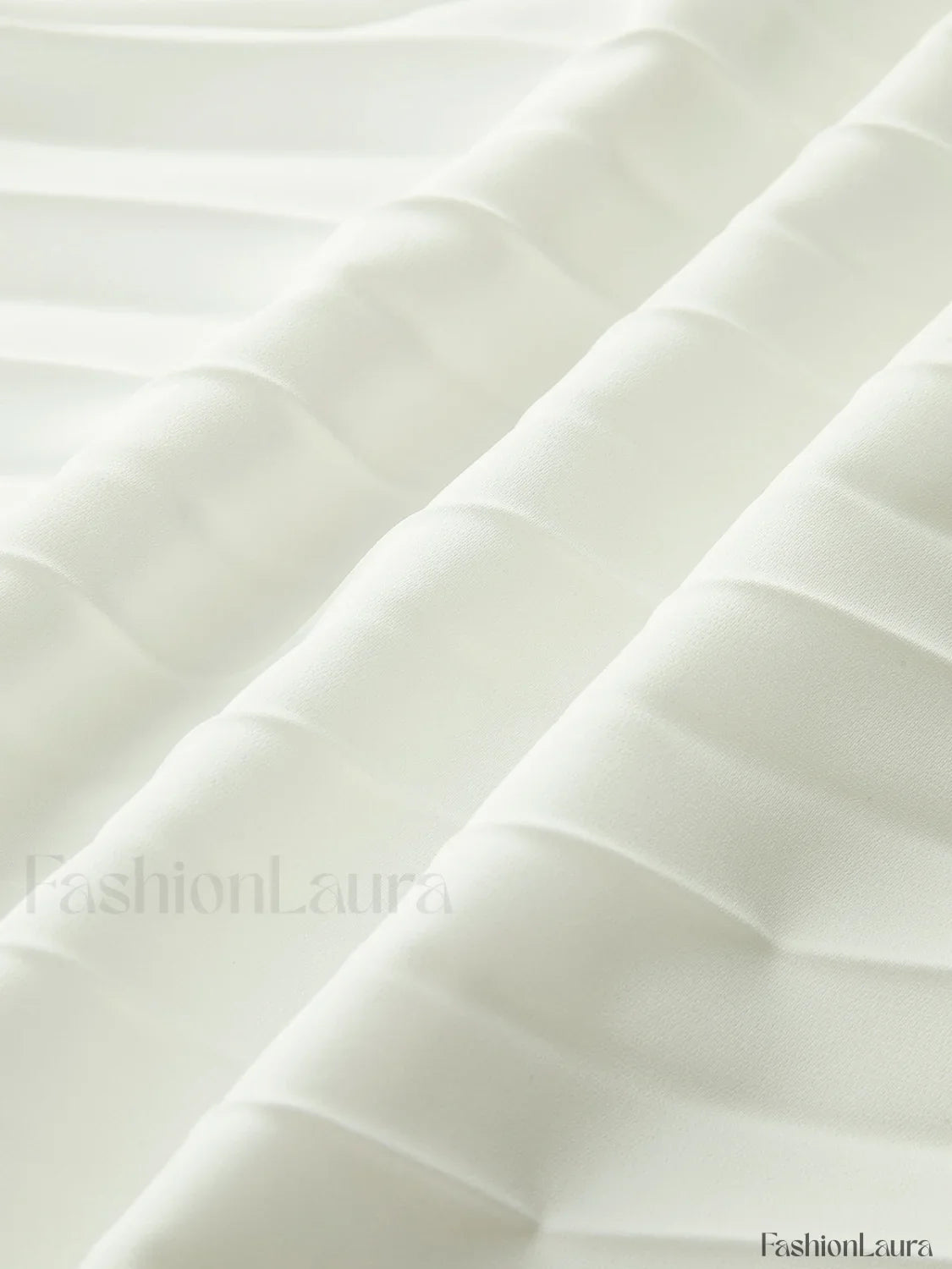 Solid Pleated Strapless Split Dress