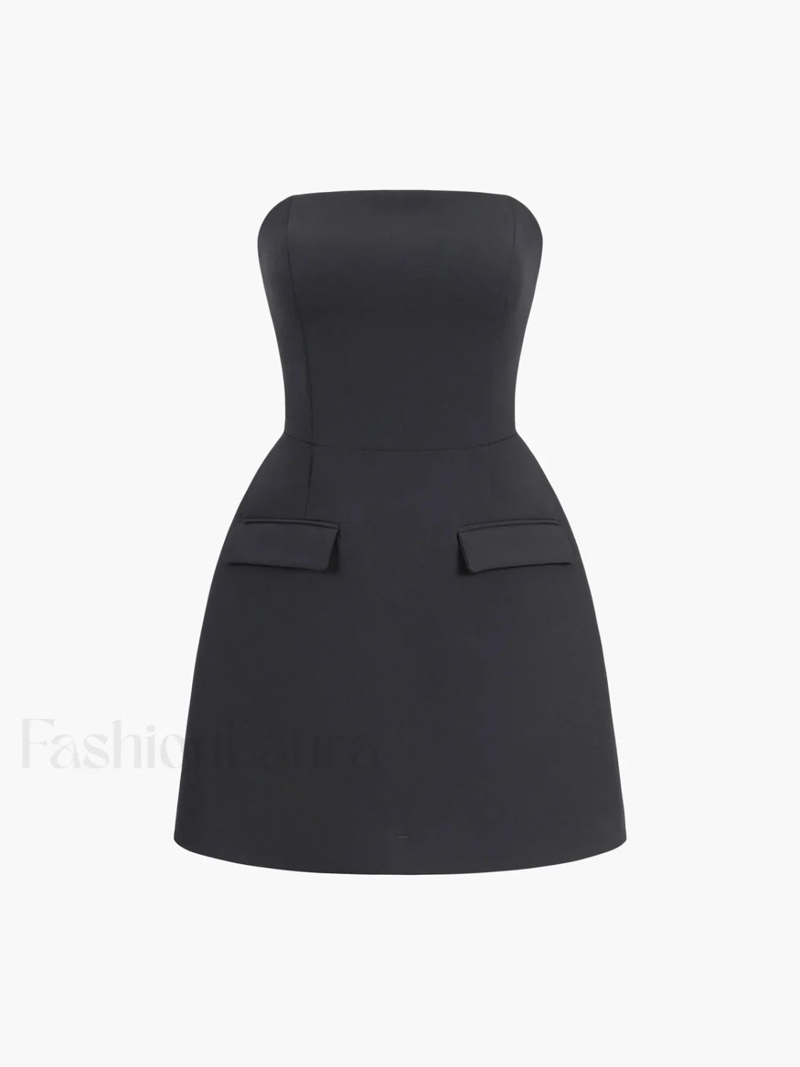 Solid Tube Mini Dress