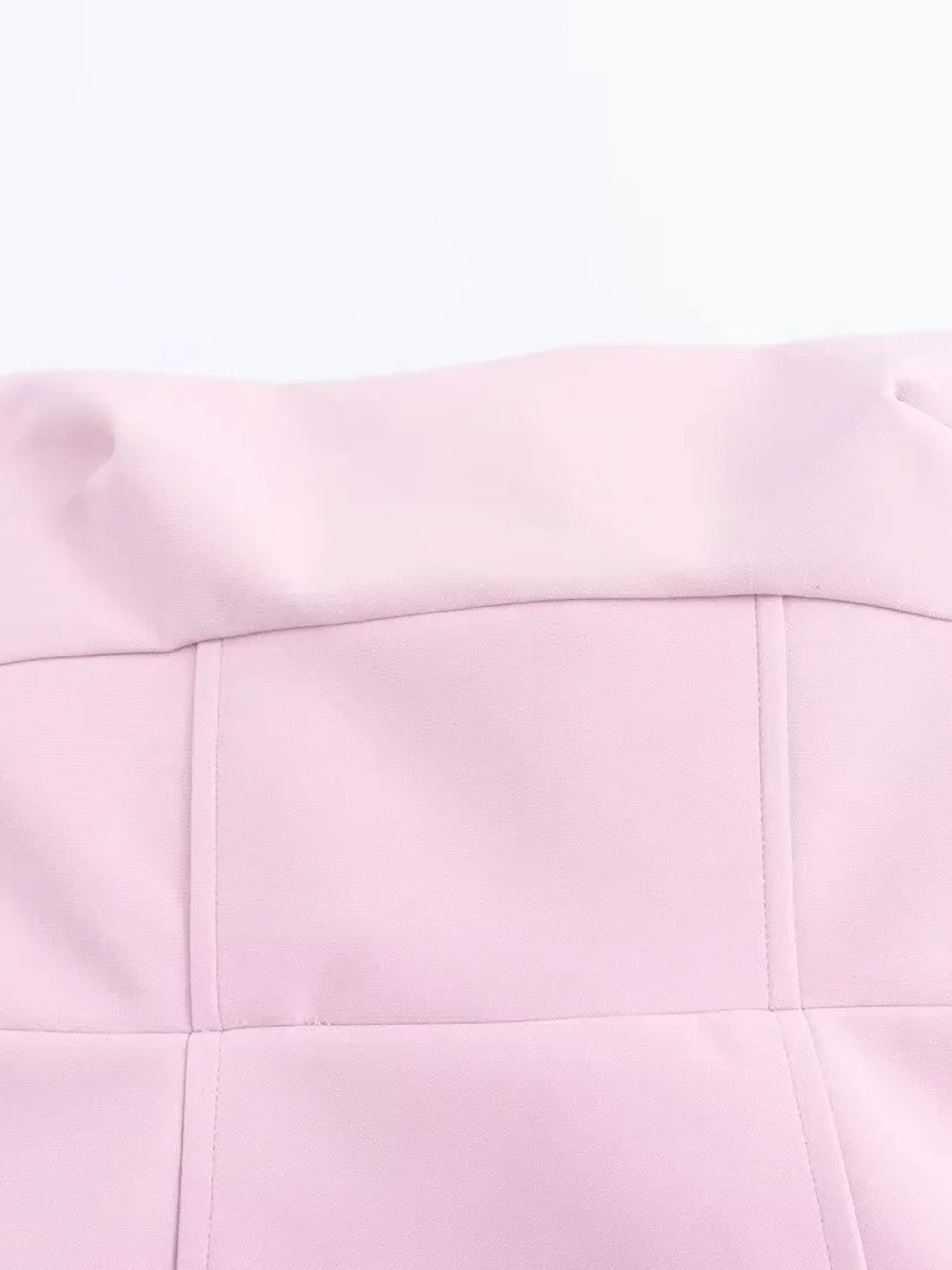 Pink Strapless Large Bow Front Princess Seam A-Line Mini Dress